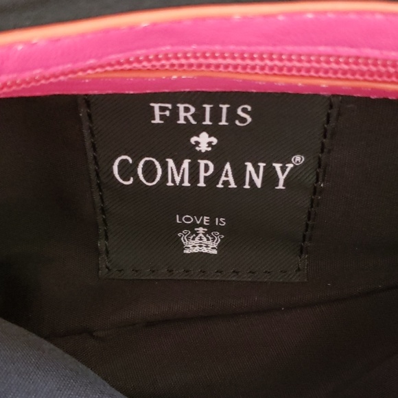 Friis Co. Leather Authentic Hot Pink Bag - Picture 6 of 8